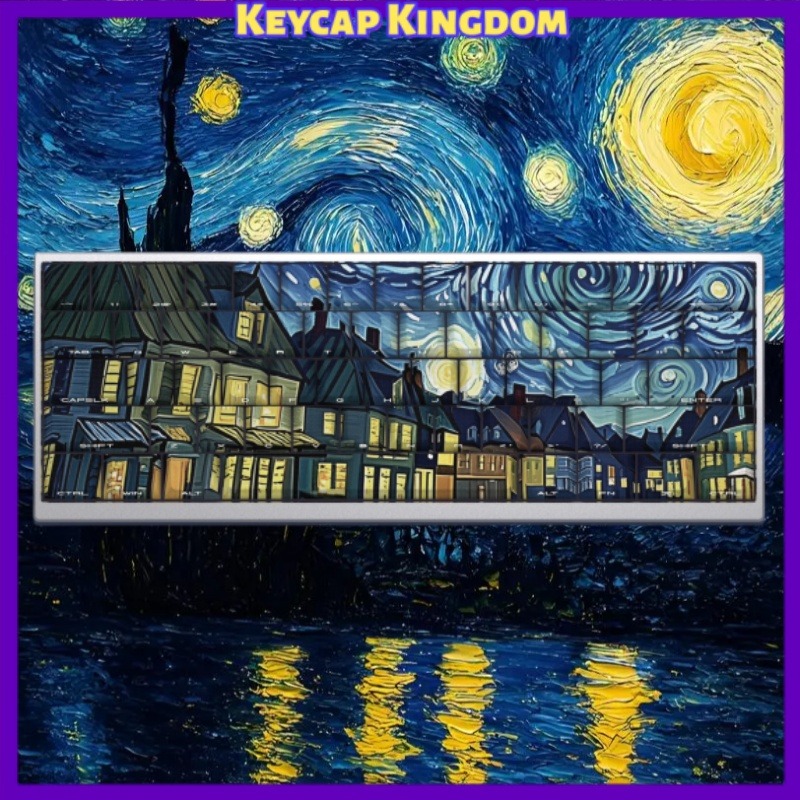 Laptop Accessories Cool - Van Gogh Starry Sky Theme Keycap