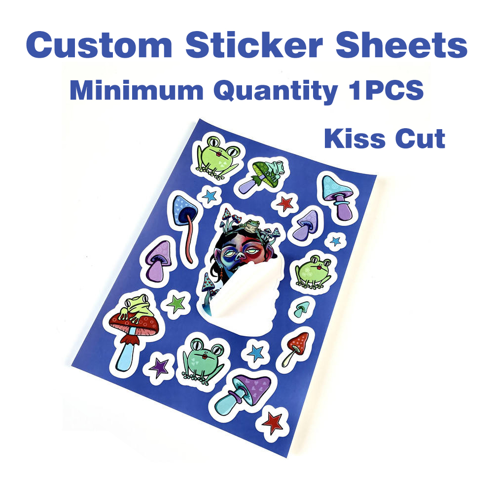 Laptop Accessories Name - Custom Stickers Sheets Kiss Cut With