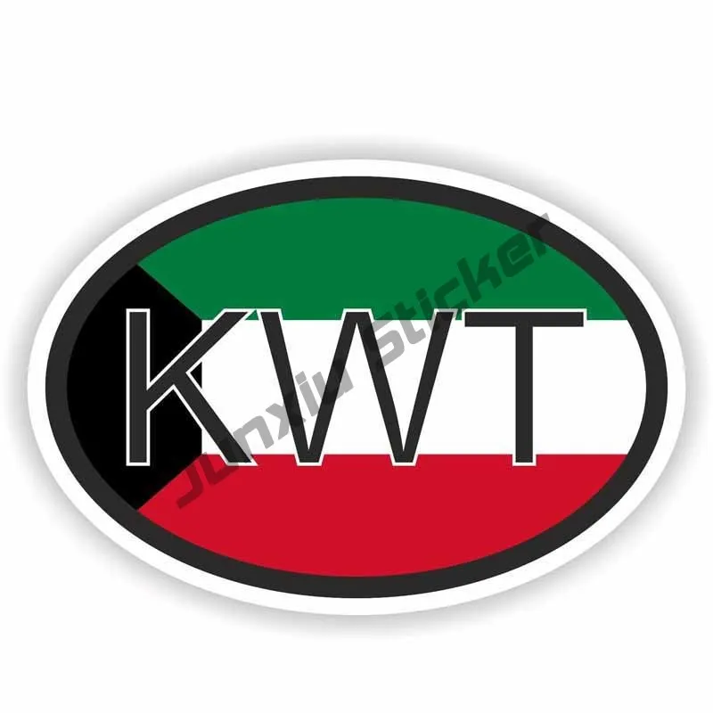 Kuwait Map with Flag Vinyl Sti - Laptop Accessories Kuwait review and price