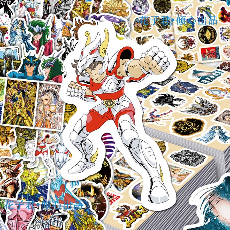 101Pcs Saint Seiya Anime Stick - Laptop Accessories Table review and price