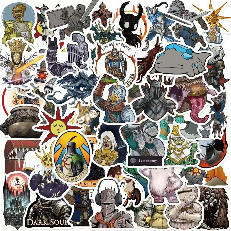 50pcs Dark Souls Waterproof Vi - Laptop Accessories Cool review and price