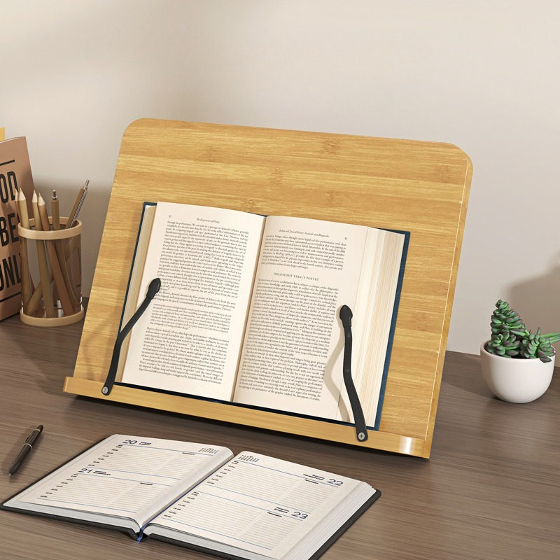 Wooden Reading Book Stand, Mul - Laptop Accessories Holder review and price