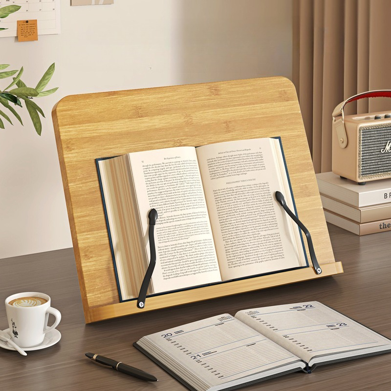 Wooden Reading Book Stand, Mul - Laptop Accessories Holder review and price