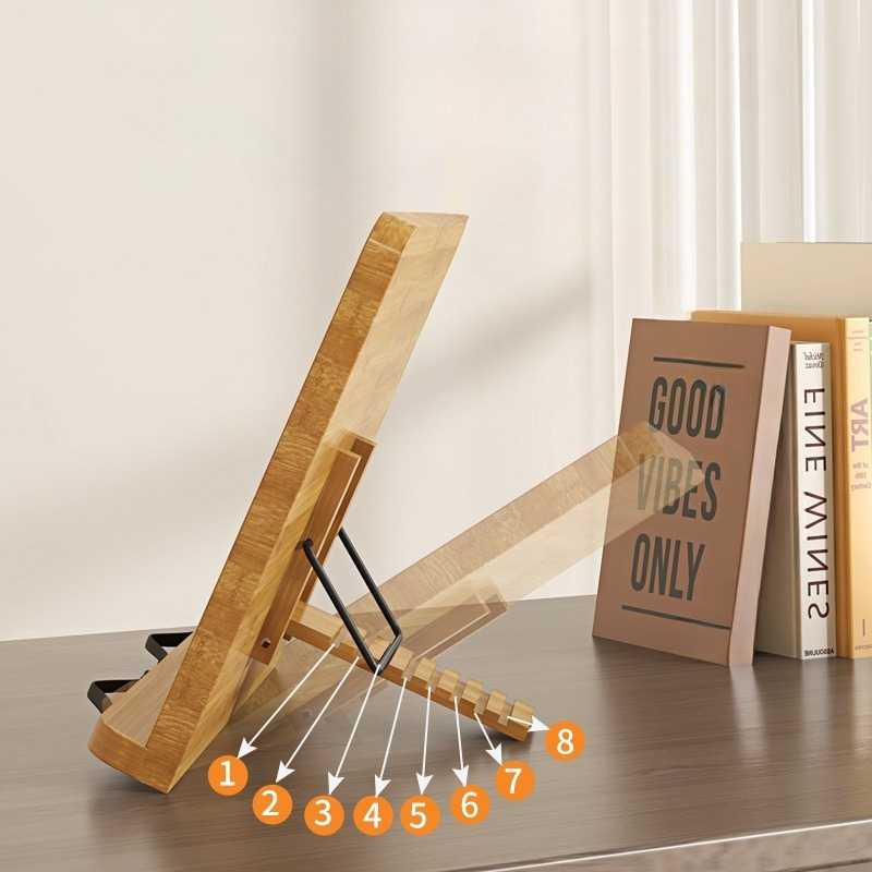Wooden Reading Book Stand, Mul - Laptop Accessories Holder review and price