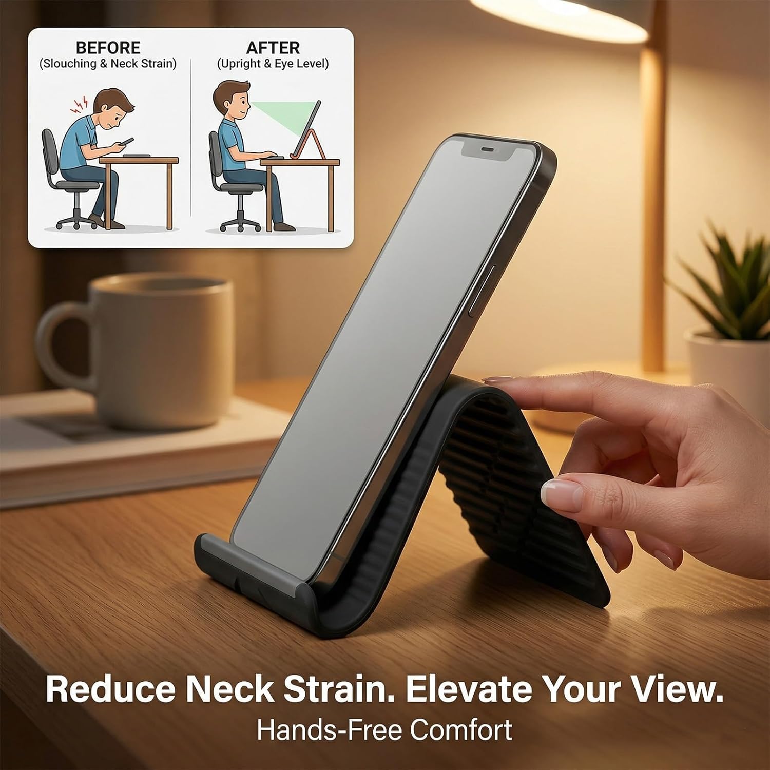 Lazy Portable Phone Stand Sili - Laptop Accessories Holder review and price