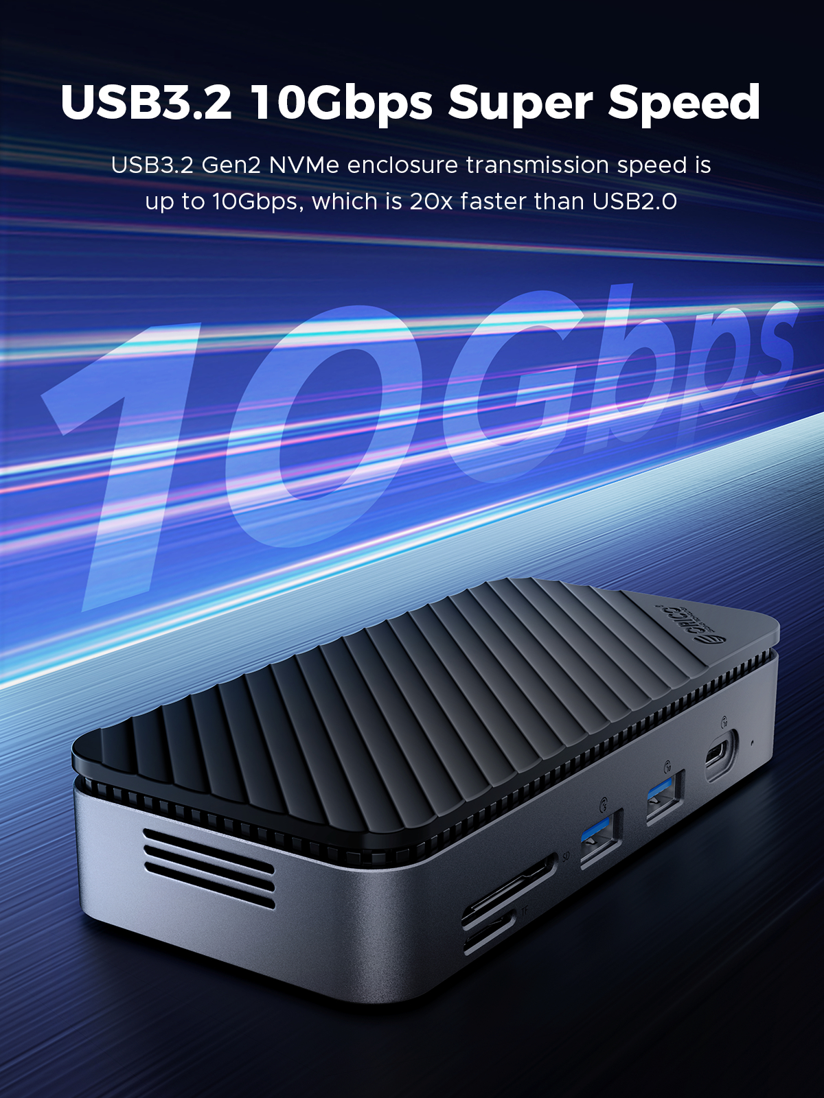 ORICO USB C Display Hub 10Gbps - External Nvme Ssd review and price