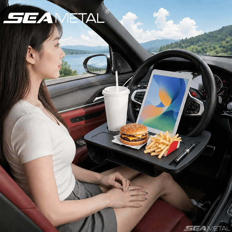 SEAMETAL Car Steering Wheel Ta - Laptop Accessories Holder review and price