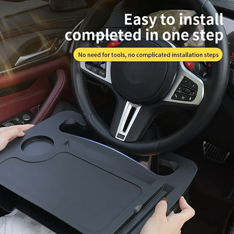 SEAMETAL Car Steering Wheel Ta - Laptop Accessories Holder review and price
