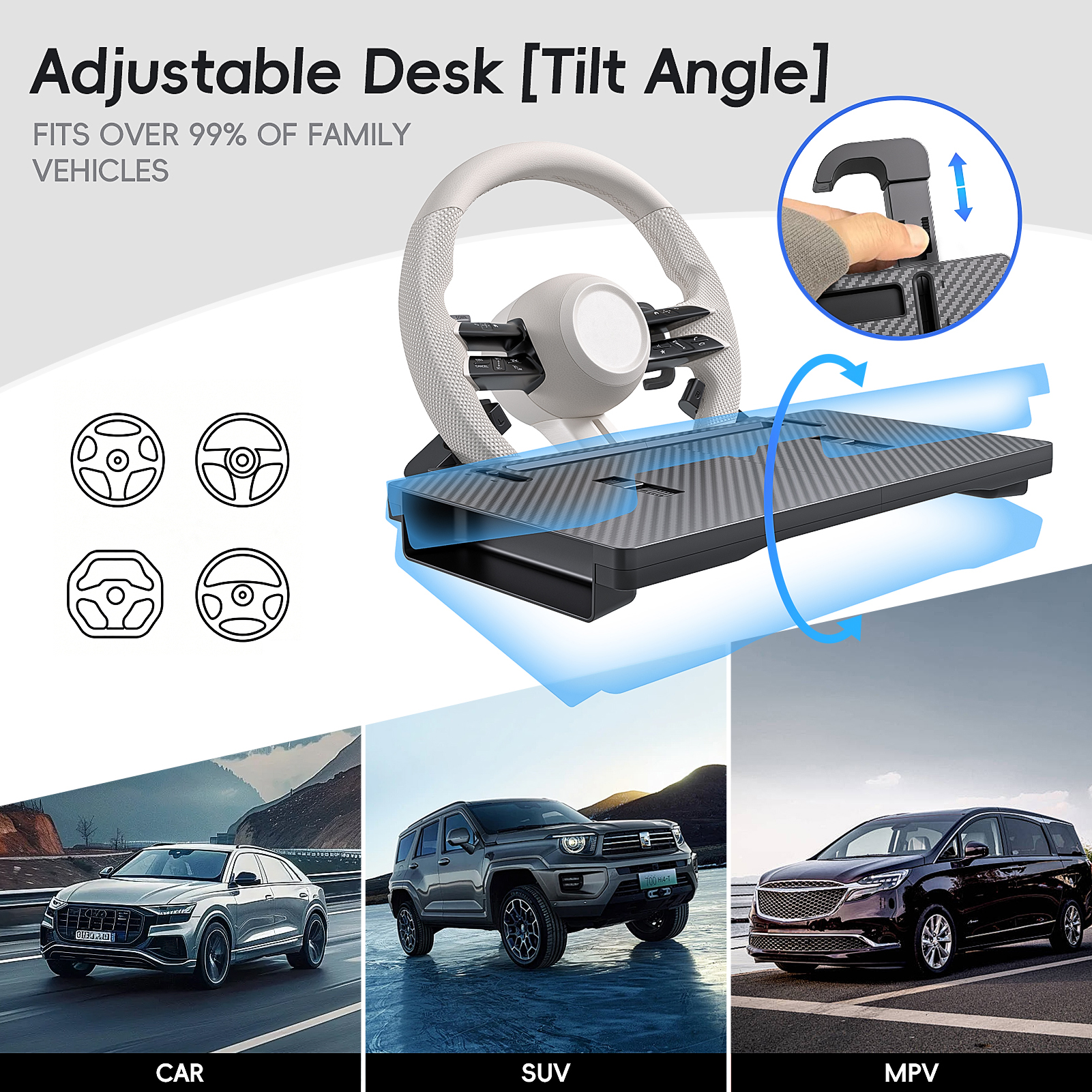 High-Grade Universal Car Steer - Laptop Accessories Table review and price