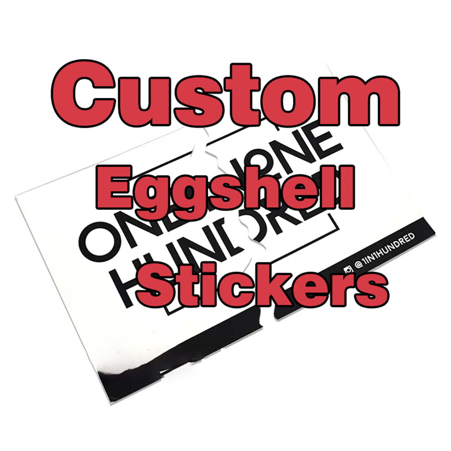 Custom Eggshell Stickers With  - Laptop Accessories Name review and price