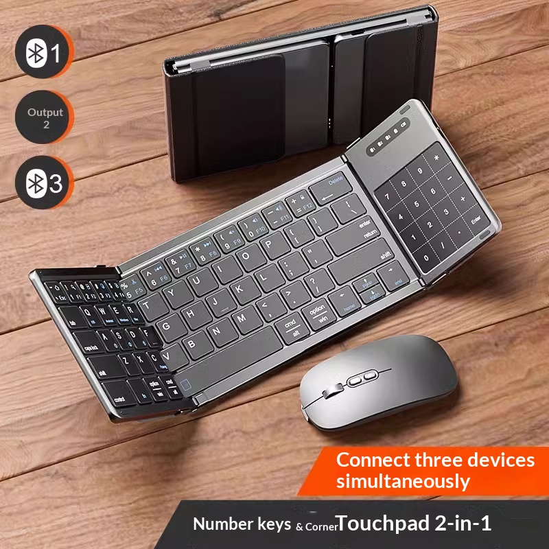 Mengzu Tri Fold Wireless Bluet - Laptop Accessories Holder review and price