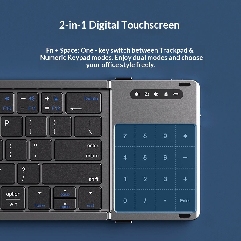 Mengzu Tri Fold Wireless Bluet - Laptop Accessories Holder review and price