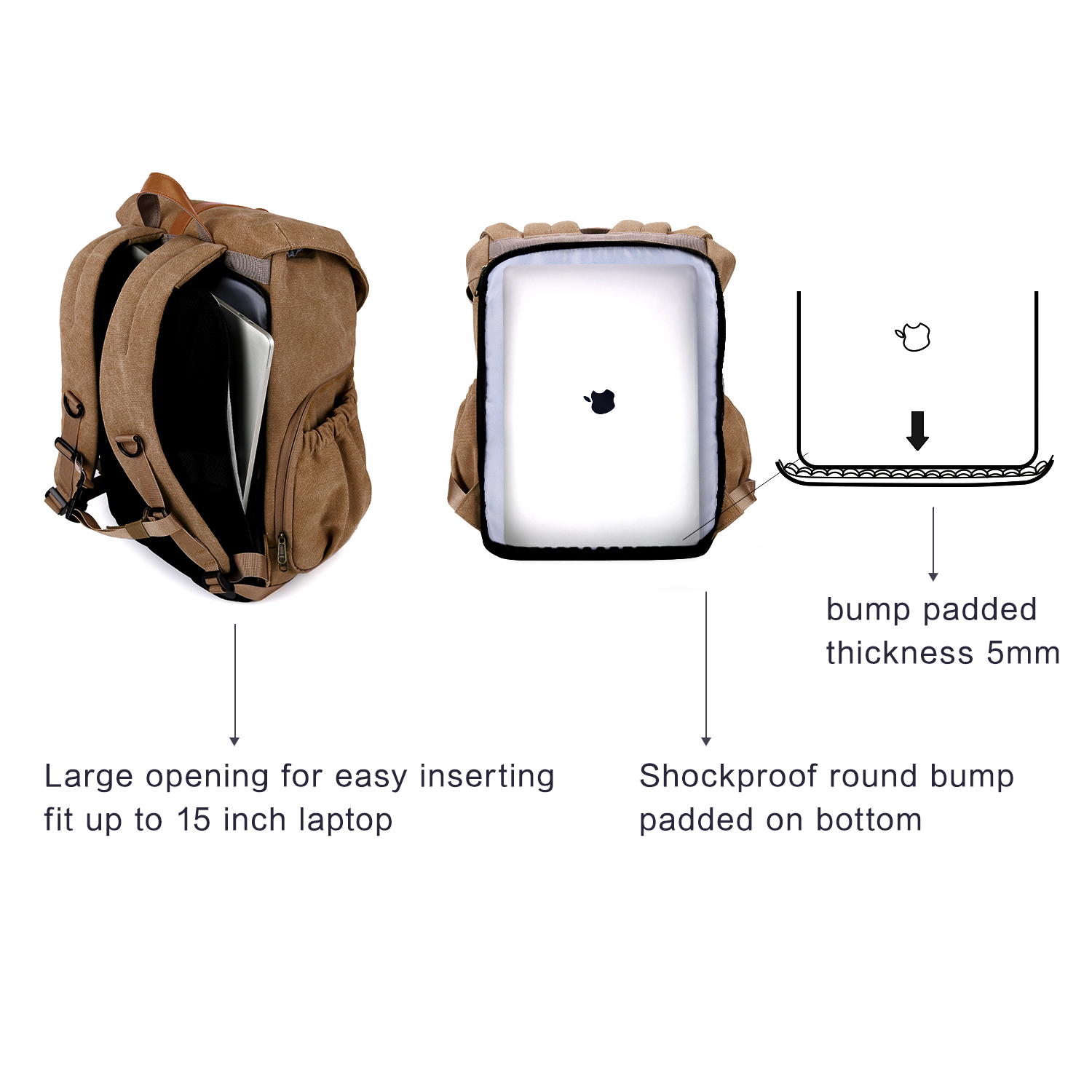 BAGSMART Camera Bag DSLR Photo - Laptop Accessories Holder review and price